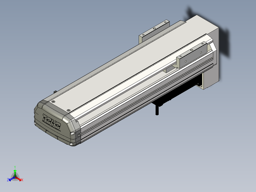 Toyo东佑达直线模组-ETH13-300-BM-200W+煞車主视图