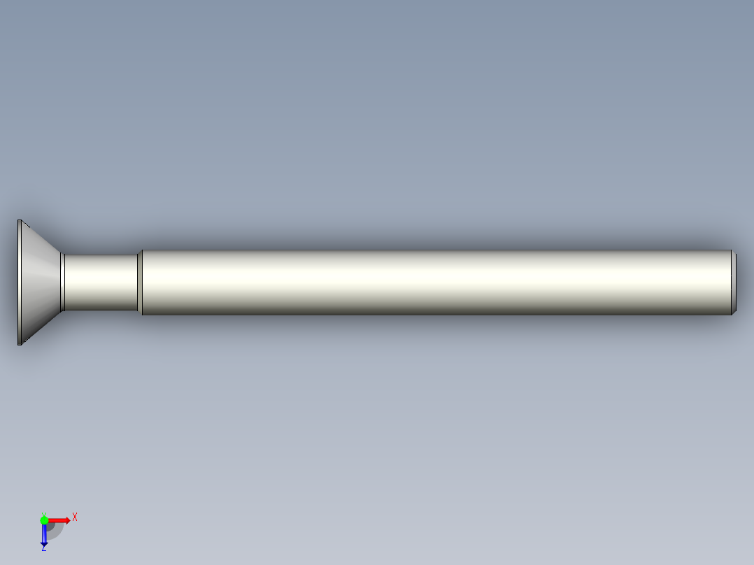 沉头螺钉-Screw_-M22-L240_200-42-4x4-40_-Countersunk_head.stp俯视图