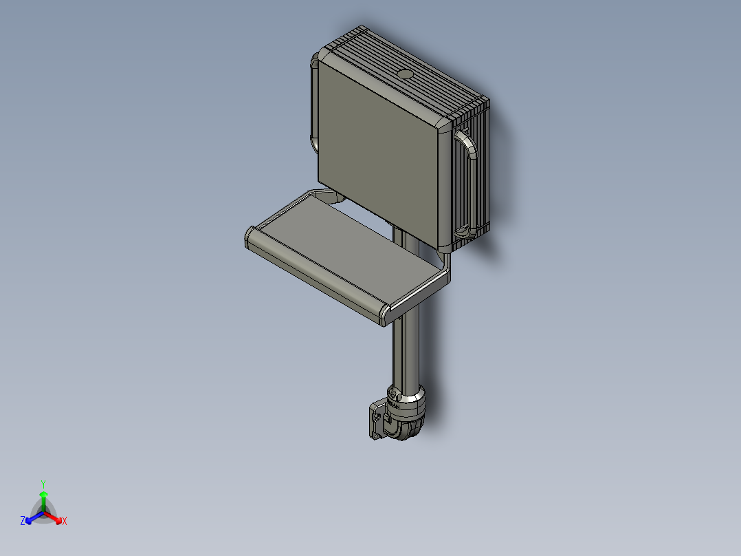 悬臂控制操控箱键盘支架-K1-垂直墙座-箱体连接器-500