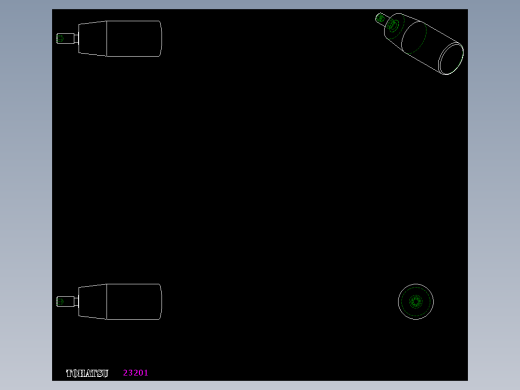把手(迴轉)I.301+x-2D多系列多零件图纸模型