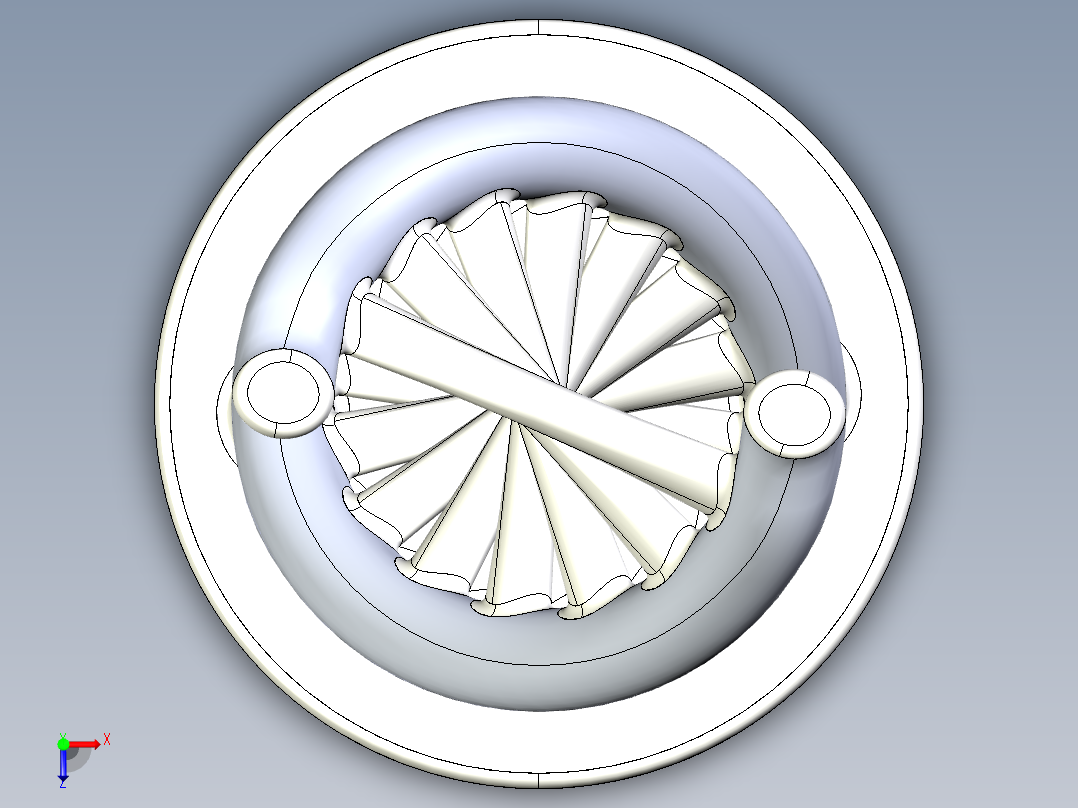 DNA基因染色体13俯视图