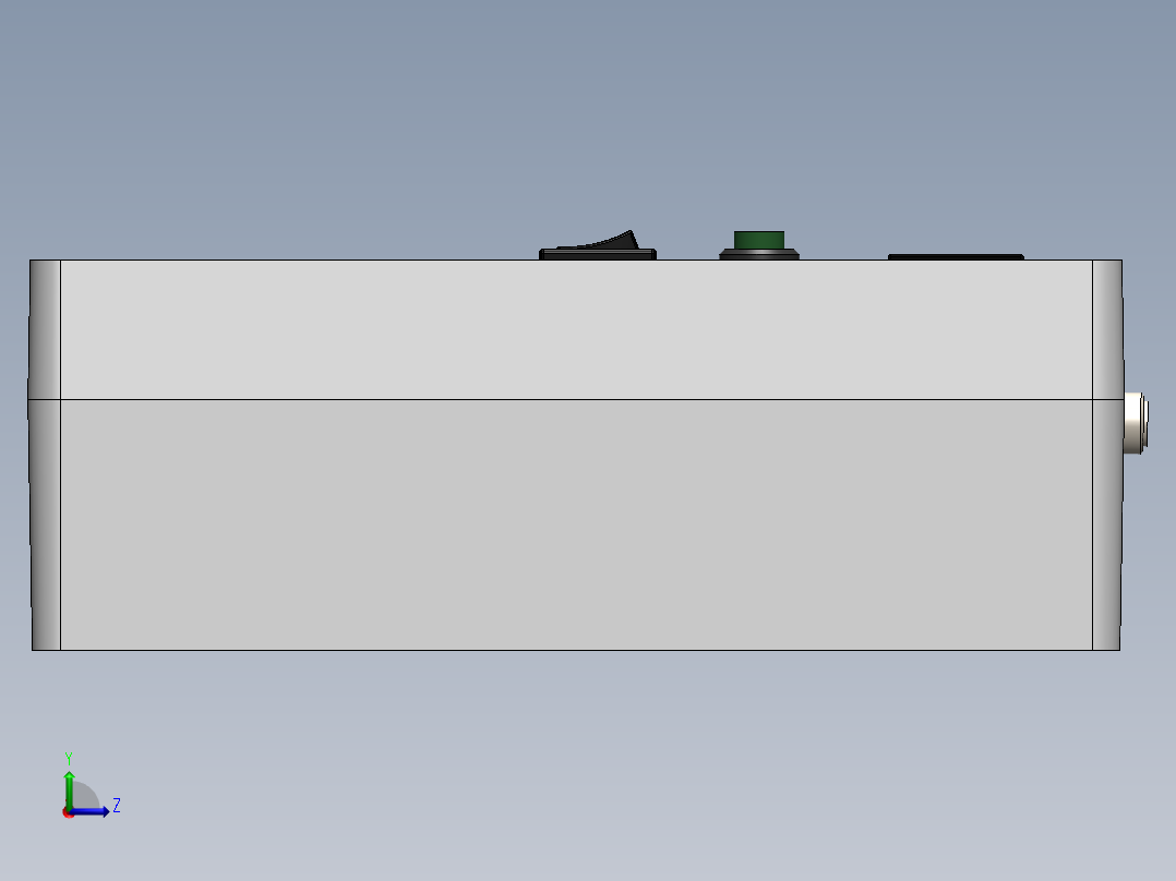 电器柜 电控柜 (33) 机械设计素材左视图