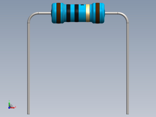 电容器 二极管 电阻器-Resistor 10 Ohm 1 Watt前视缩略图