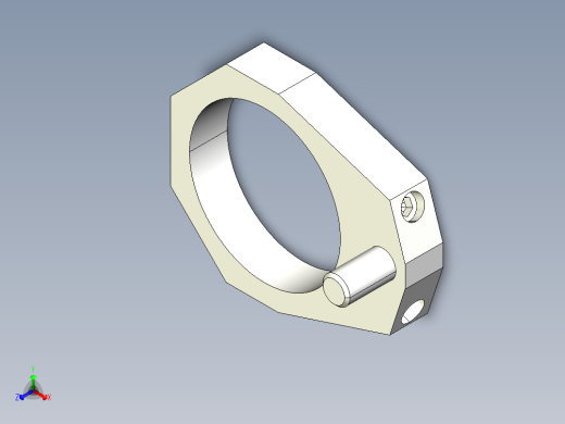 定位環2331-3D多系列多零件图纸模型