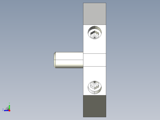 定位環2331-3D多系列多零件图纸模型右视缩略图