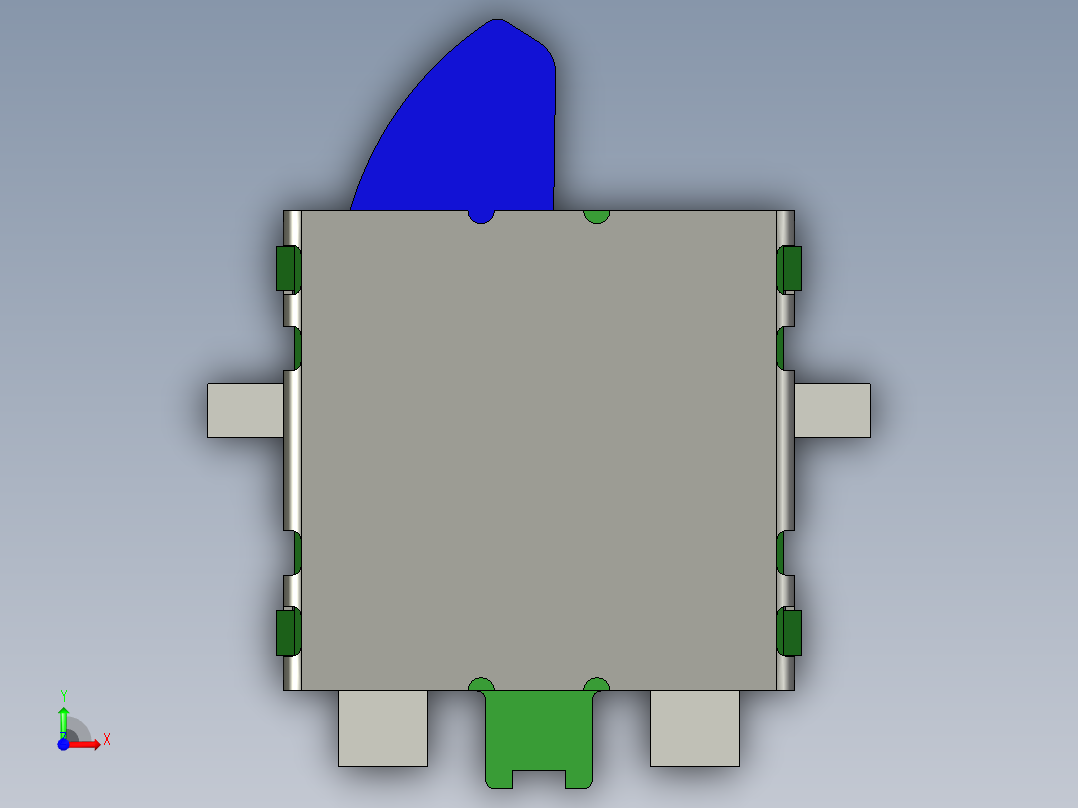 12HL型探测器开关前视图