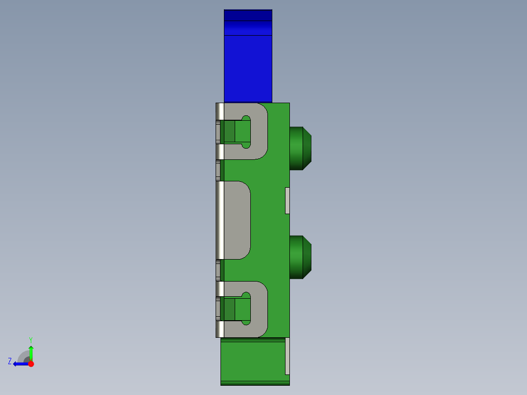12HL型探测器开关右视图