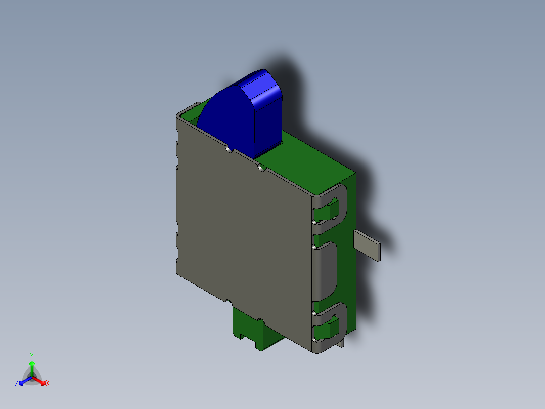 12HL型探测器开关正等轴测图