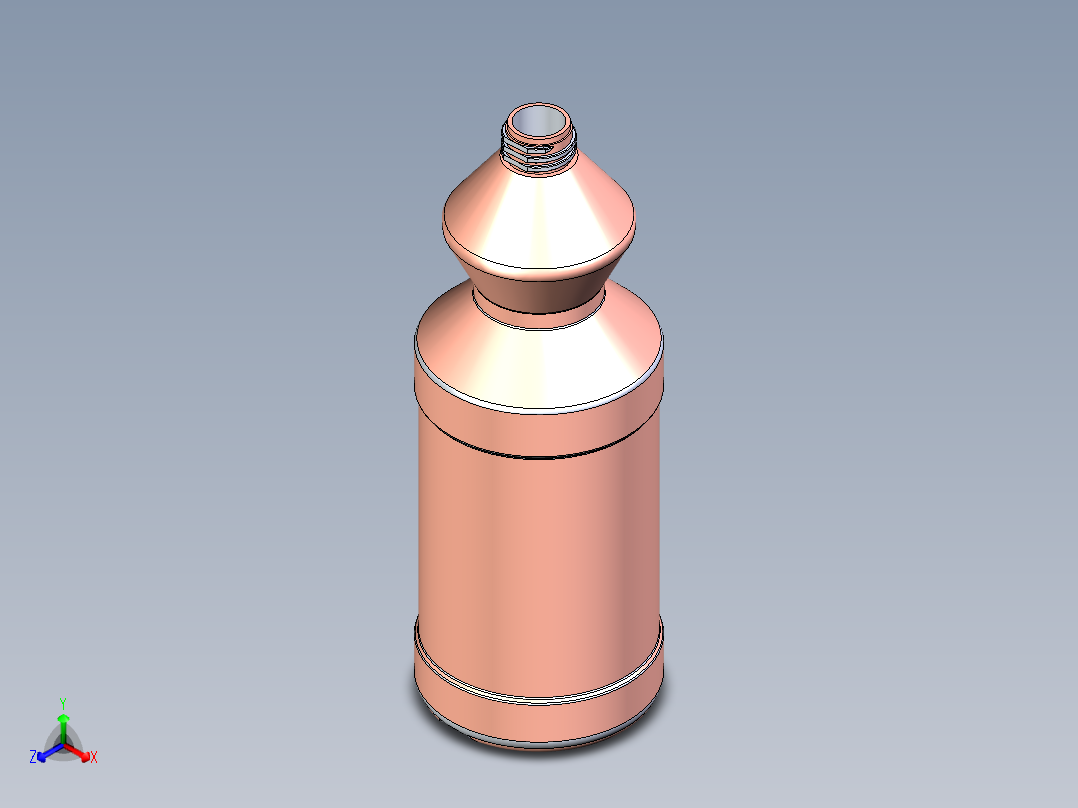 吹模正等轴测图