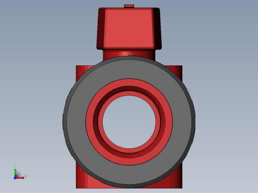 PVC管件-2in BALL VALVE前视缩略图