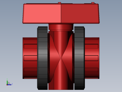 PVC管件-2in BALL VALVE左视缩略图