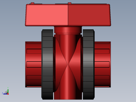 PVC管件-2in BALL VALVE右视缩略图