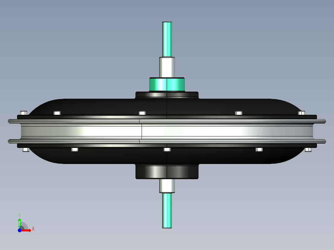 MagicPie2 轮毂电机--STP前视图