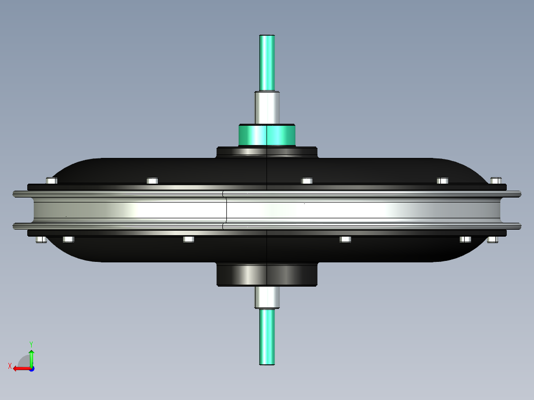 MagicPie2 轮毂电机--STP后视图