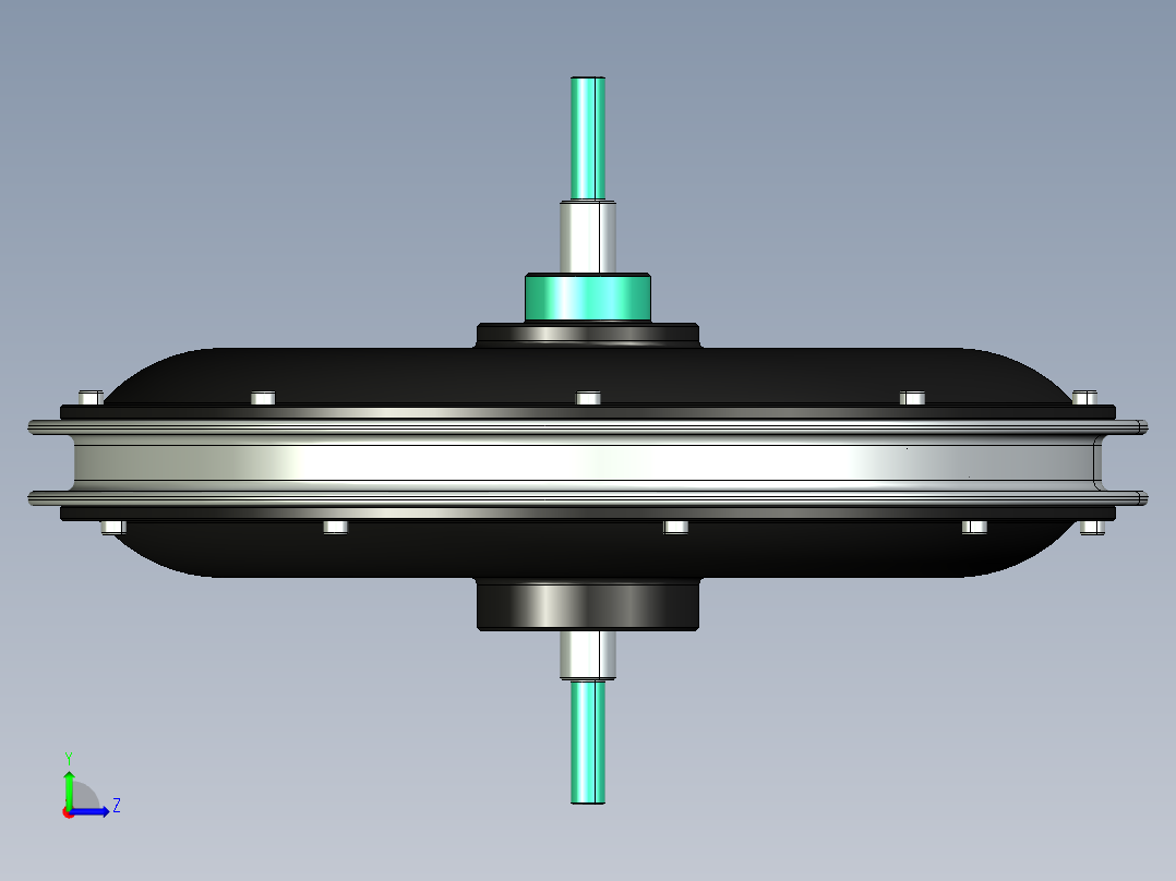 MagicPie2 轮毂电机--STP左视图