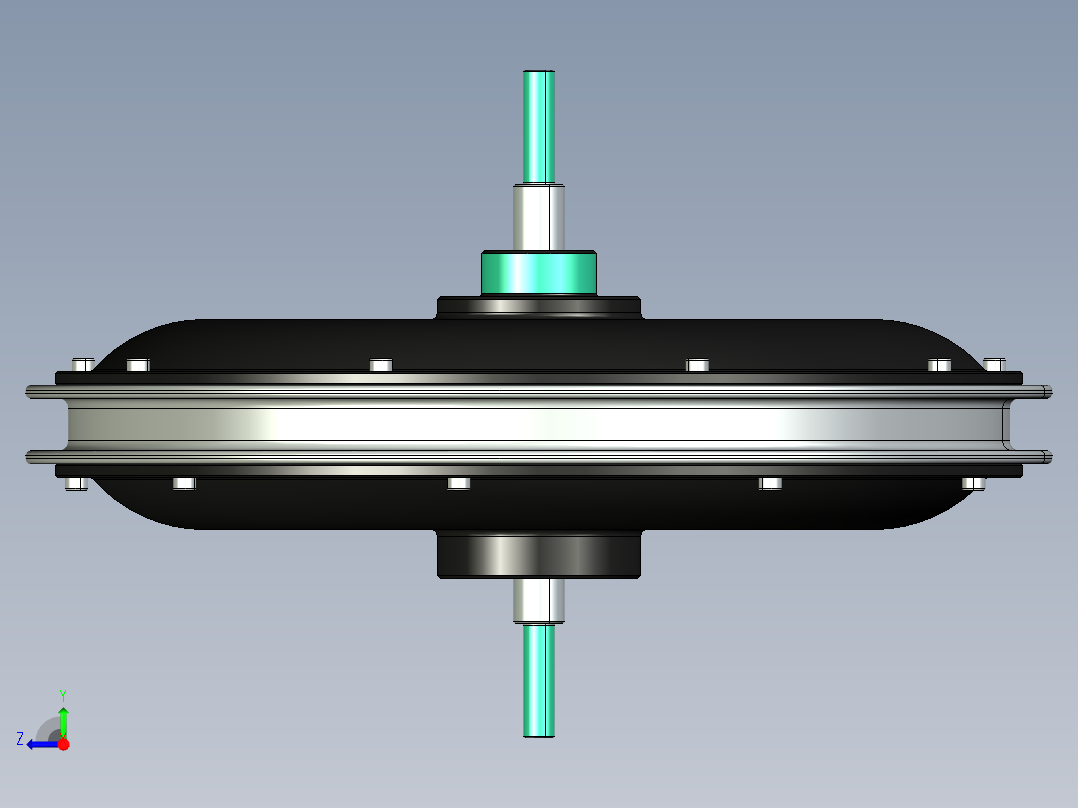 MagicPie2 轮毂电机--STP右视图