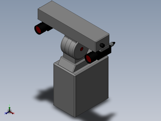 视觉追踪系统机架模型