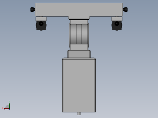 视觉追踪系统机架模型后视缩略图