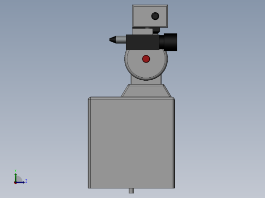 视觉追踪系统机架模型左视缩略图