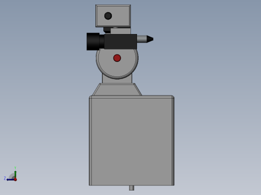 视觉追踪系统机架模型右视缩略图