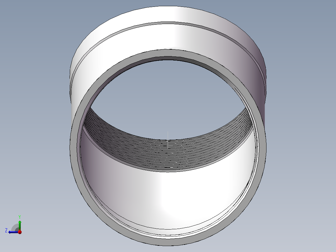 弯头-45°等径 DN100右视图