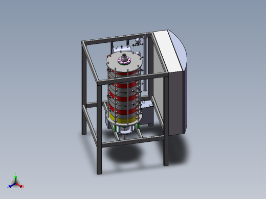 巧克力调温机正等轴测缩略图