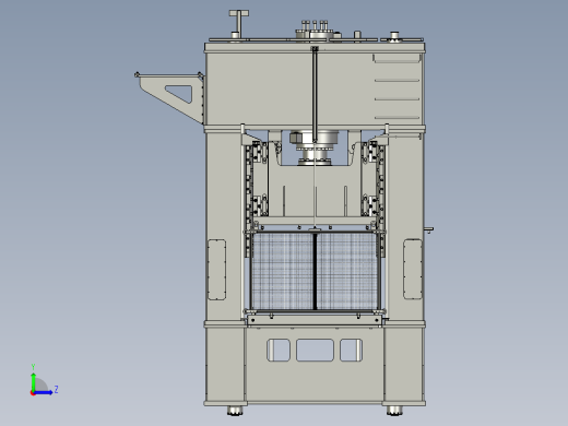 125吨液压油压冲孔冲型冲床左视缩略图