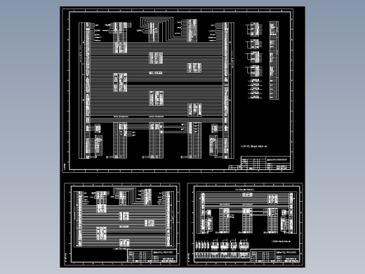 500kV线路,断路器保护及故障录波部分竣工图