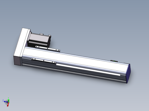 电动滑台模组SDM75右折模型 -（加长滑台）