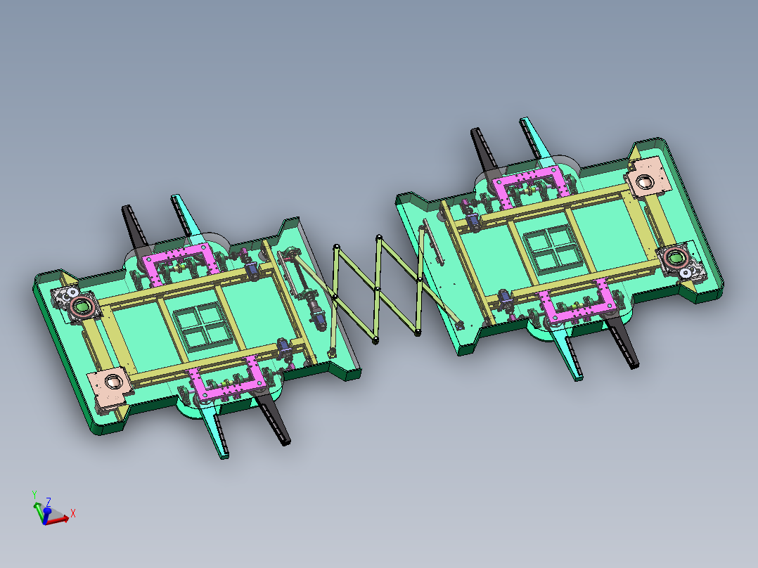 夹持式自动泊车机器人
