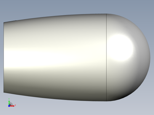 橢圓型把手I.222-3D多系列多零件图纸模型前视缩略图