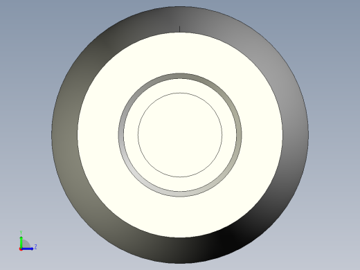 橢圓型把手I.222-3D多系列多零件图纸模型左视缩略图