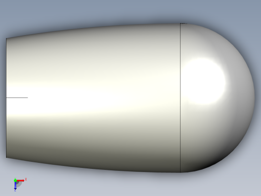橢圓型把手I.222-3D多系列多零件图纸模型俯视缩略图