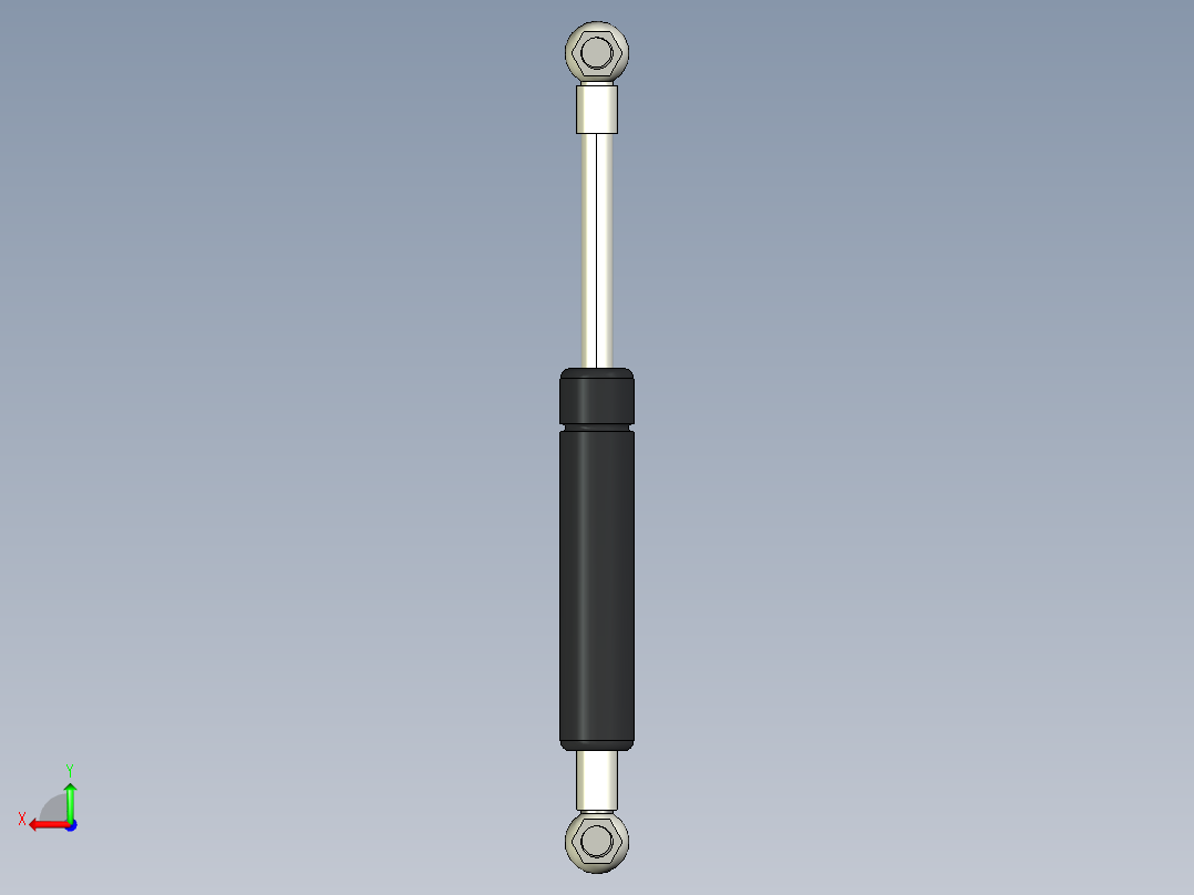 Q气压弹簧B310000006(25KG L260 和尚頭)后视图