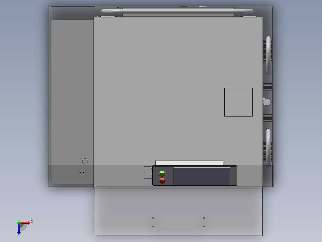 洗碗机(3)俯视图