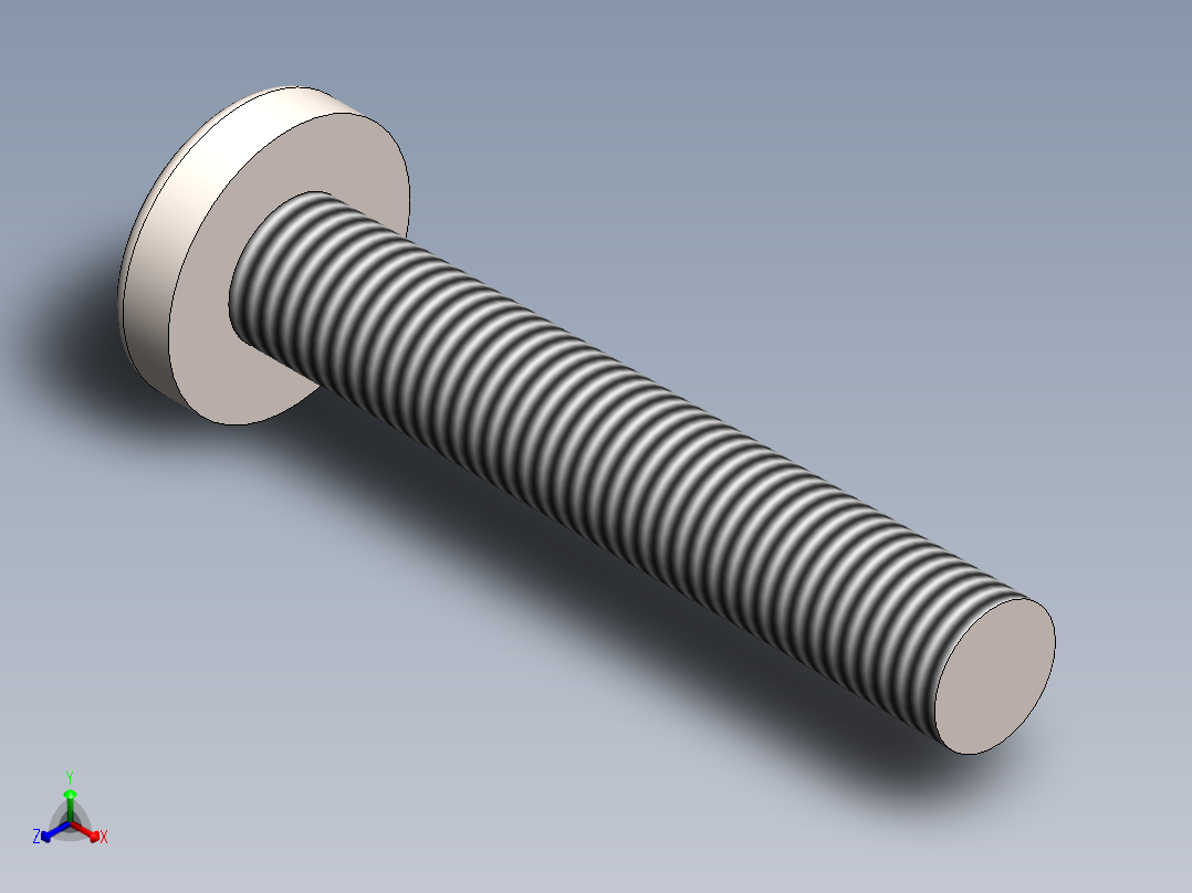 螺丝 M6 十字盘头-M6x35 Screw head.SLDPRT