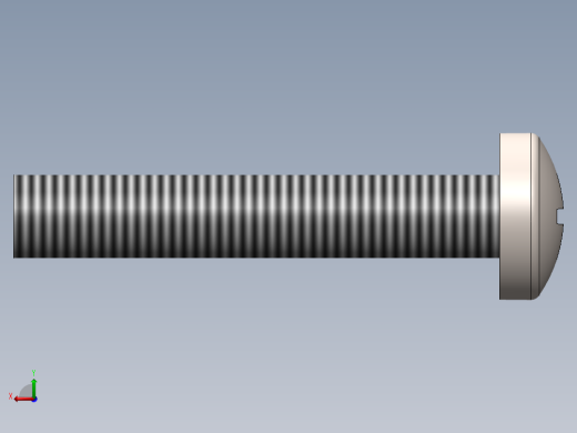 螺丝 M6 十字盘头-M6x35 Screw head.SLDPRT后视缩略图