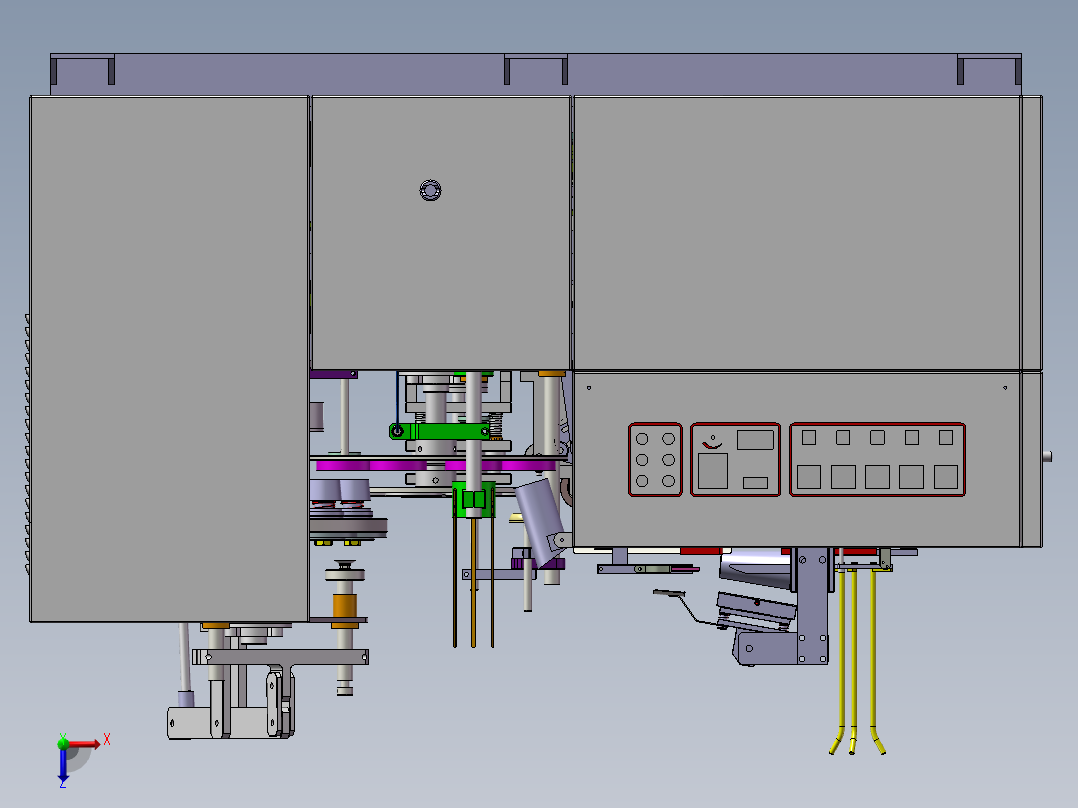 一次性纸杯机 sw21俯视图