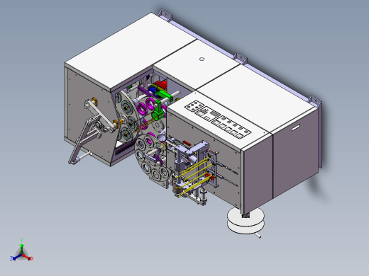 一次性纸杯机 sw21正等轴测缩略图
