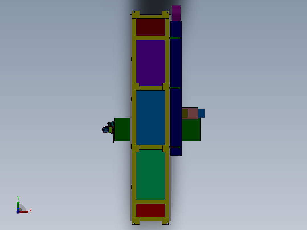 坐标激光打标焊接机sw17可编辑前视图