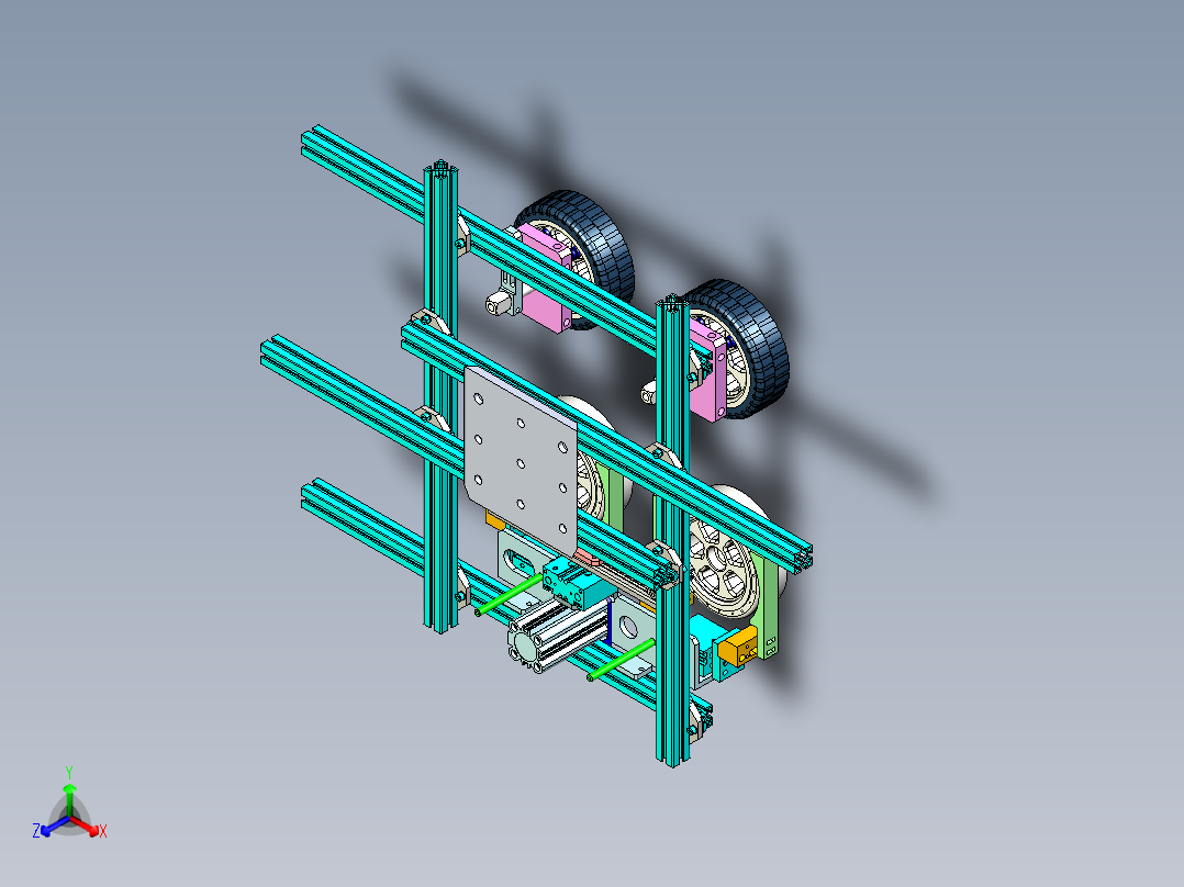 机械爪正等轴测图