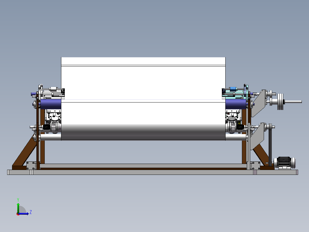 卷筒纸复合模切机sw18左视图