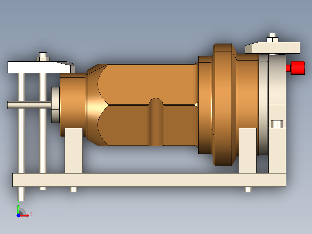 上工外接头夹具图前视图