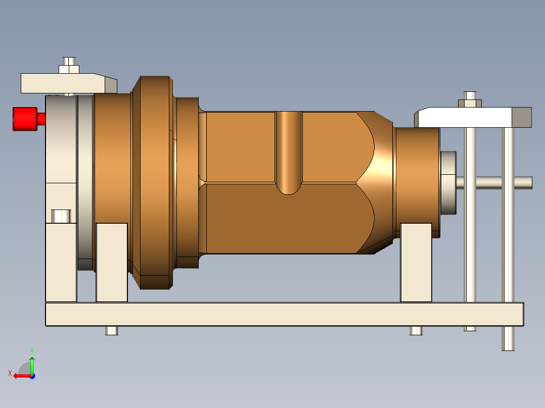 上工外接头夹具图后视图