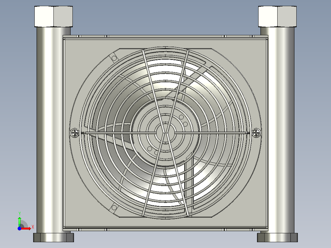 液压油冷AJ0510T散热器前视图