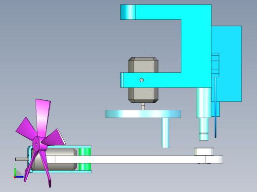 摇摆小风扇左视缩略图