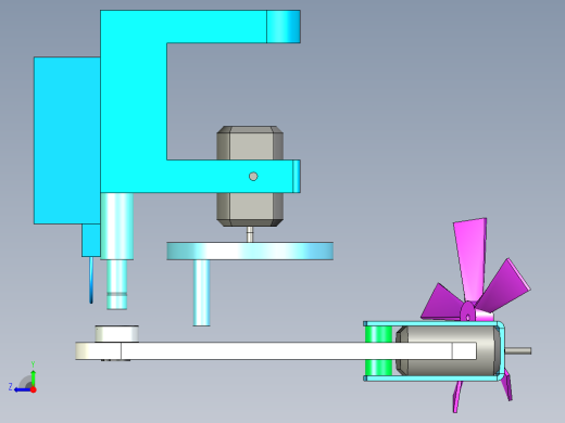 摇摆小风扇右视缩略图
