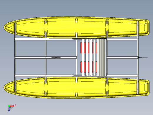 B2004684-脚踏双体船俯视缩略图
