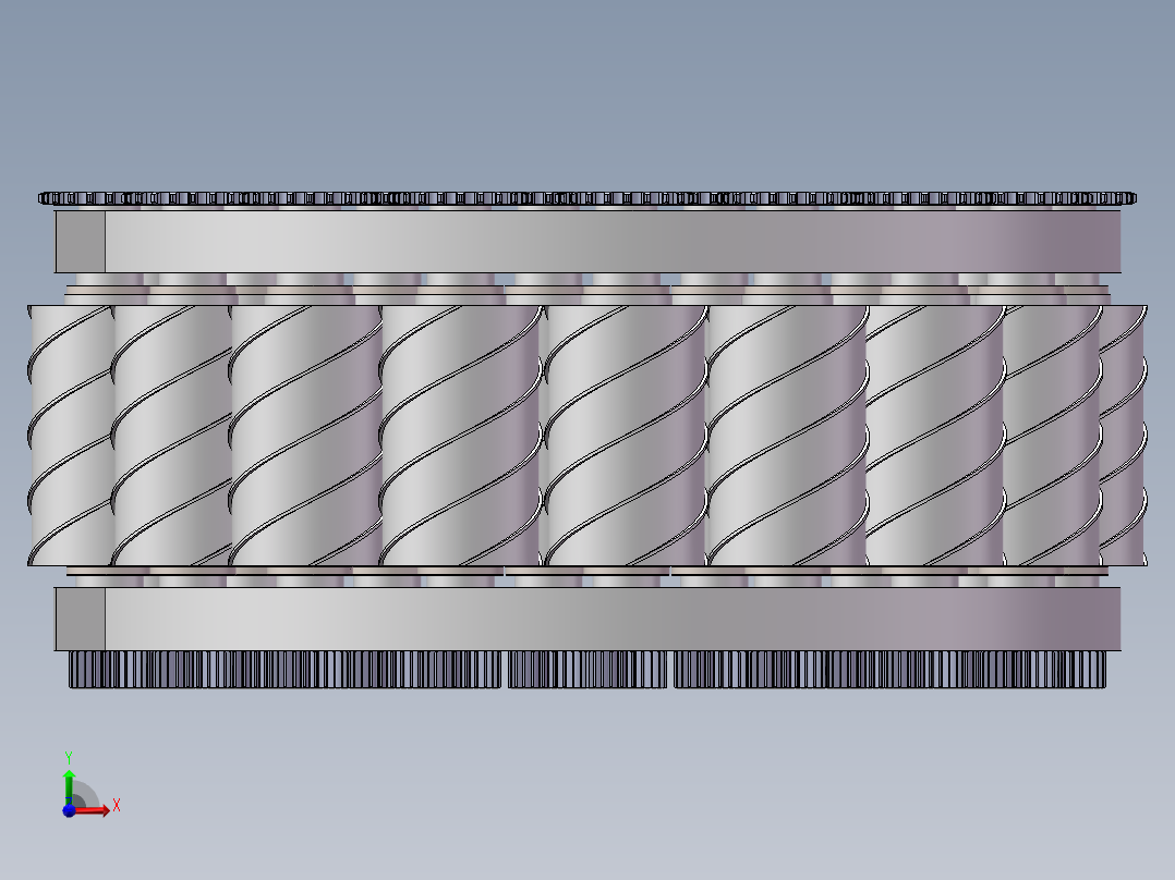 玉米秸秆保留型收割榨汁机的打捆及计量系统说明书及全套图纸前视图