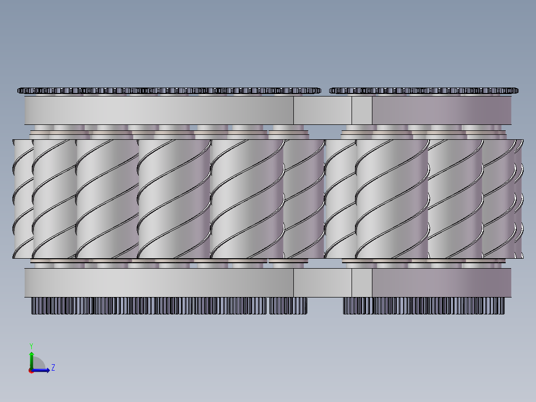玉米秸秆保留型收割榨汁机的打捆及计量系统说明书及全套图纸左视图